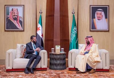  عکس/ دیدار محمد جولانی با بن سلمان در ریاض | اقتصاد24