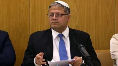  جنجال جدید بن گویر با سنجاق طناب دار در حمایت از اعدام اسرا!