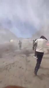  ویدیو با تیتر «حرکت نادر ابر روی دریاچه ساوالان» متعلق به ایران نیست