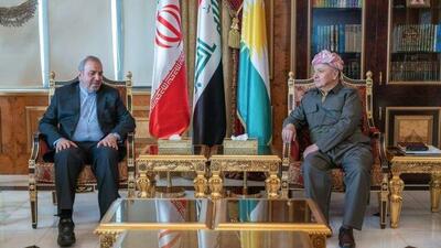  سفیر ایران در عراق با مسعود بارزانی دیدار کرد