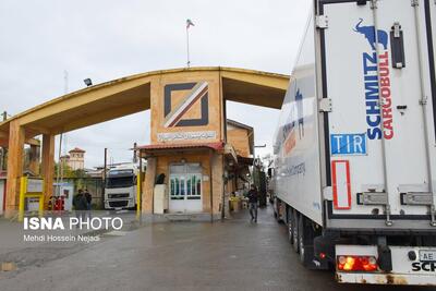  پیگیری‌های مقامات گیلان نتیجه داد؛ ترافیک کامیون‌ها در مرز آستارا روان شد