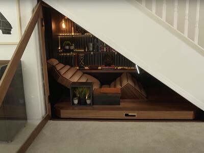  کوچکترین خانه جهان به یک دختر جوان کاملا منعطف رسید! - چیدانه