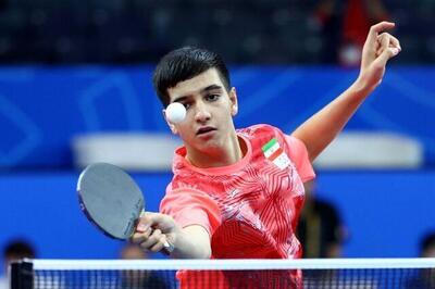  بنیامین فرجی پنجمین پینگ پنگ باز برتر جهان