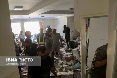  ۸ سکانس از انفجار سنگین بندرعباس /فیلم