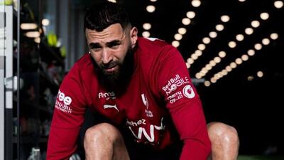  تصویر اولین جلسه تمرینی کریم بنزما با الهلال