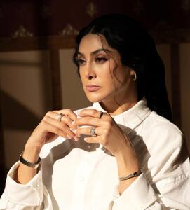  آزاده صمدی با استایل پاییزی جذاب/ عکس