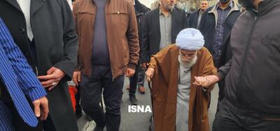  حضور جنتی در راهپیمایی ۲۲ بهمن تهران