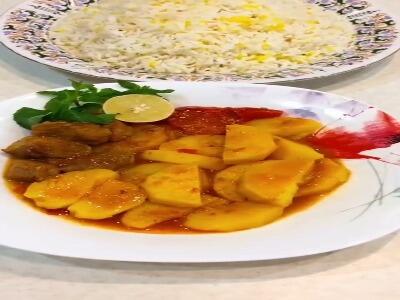  خورشت سیب زمینی؛ خوش عطر و خوش طعم