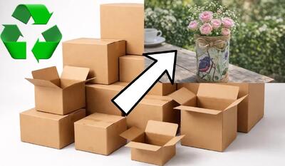  هیچ کس باور نمی کند که مقوا باشد! ایده بازیافتی خیره کننده ای که بسیار گران قیمت به نظر می رسد!