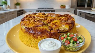  طرز تهیه دمی گوجه با ته انداز مرغ / یک ناهار و شام عالی و سالم