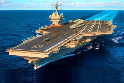  ناو جرالد فورد در حرکت به سمت خلیج فارس؛ این غول جنگی عظیم چه ویژگی‌ هایی داره؟