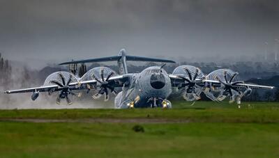  هواپیمای ترابری ارتش آلمان؛ ایرباس A400M اطلس (تصویری)