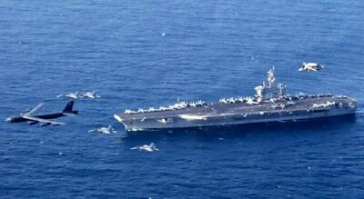  گزارش شبکه «ای‌بی‌سی» از موقعیت ناو هواپیمابر «جرالد آر فورد»