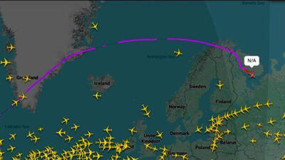  هواپیمای آمریکا پس از ورود به حریم هوایی روسیه از رادار محو شد