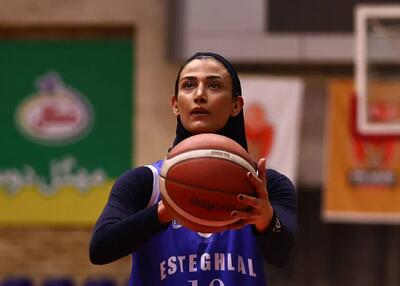  بسکتبال زنان استقلال یک قدم تا فینال!