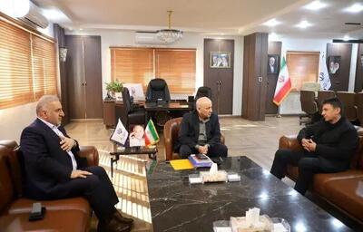  دیدار امیر قلعه‌نویی با استاندار مازندران