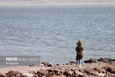  آخرین وضعیت دریاچه ارومیه در پی بارش‌های زمستانی