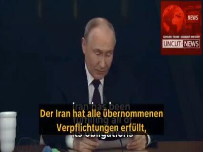  پوتین: ایران به توافق پایبند بود و غرب از توافق خارج شد