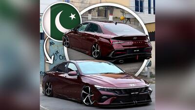  هیوندای الانترا CN7 با تیونینگ سنگین در پاکستان(+عکس)