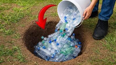  آموزش بازیافت خلاقانه با بطری پلاستیکی | پروژه ای ساده برای همه