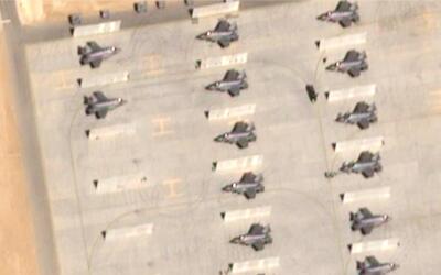  استقرار ده‌ها فروند جنگنده آمریکایی در پایگاهی در اردن در میان تنش‌ها با ایران + عکس ها