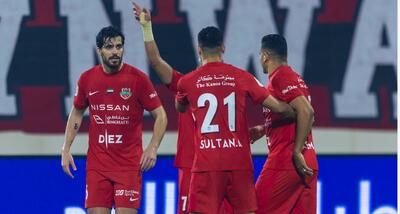  شباب الاهلی با عزت‌اللهی و آزمون، الظفره را درهم کوبید