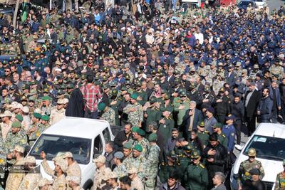  تشییع پیکر شهید خلبان مهدی فیروزمند