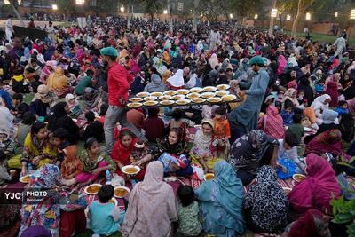  استقبال مسلمانان از آغاز ماه مبارک رمضان