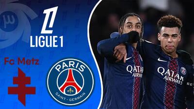  خلاصه بازی پاری سن ژرمن 3 - متز 0