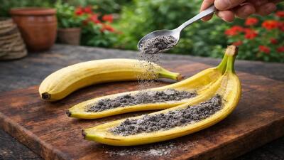  طرز تهیه کود خانگی با پوست موز و خاکستر | بهترین کود مجانی برای گیاهات