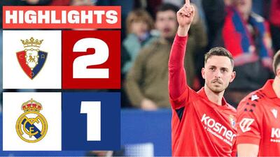  ویدیو| خلاصه بازی اوساسونا ۲ - رئال مادرید ۱/ بارسا در پامپلونا شاد شد! - پارس فوتبال