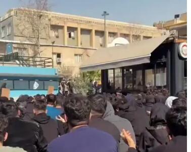  دومین روز تجمع دانشجویان در چند دانشگاه تهران