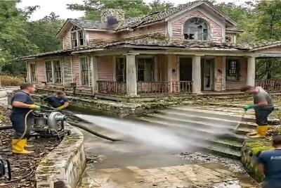  معماری خلاقانه؛ خونه پیسمیریخیو 10روز و 10شب شستن و بازسازی کردن شد جنتی که وعده دادن