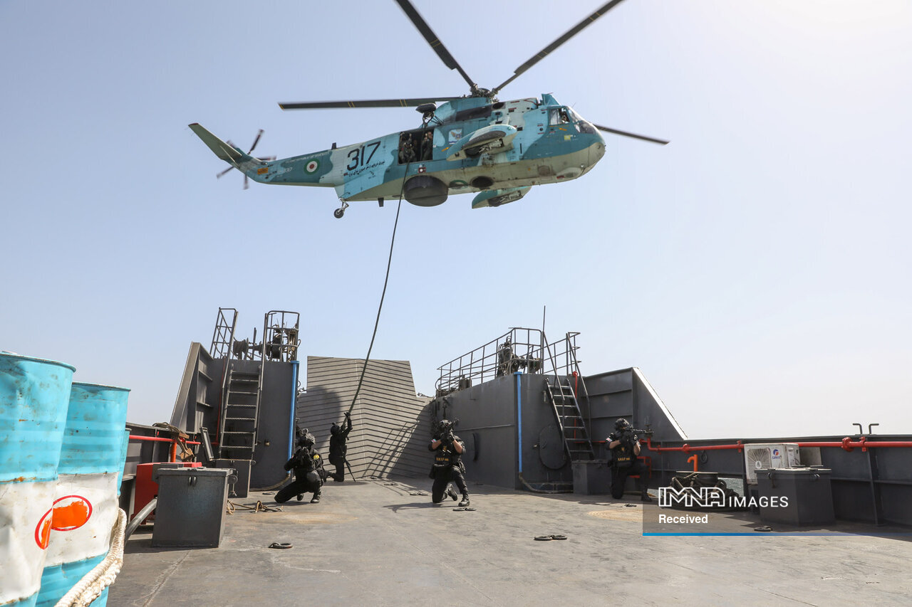 رزمایش مرکب دریایی ایران و روسیه