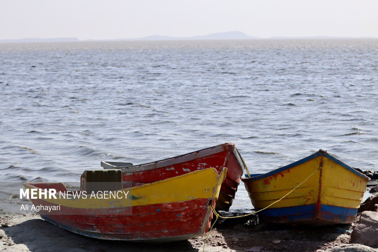آخرین وضعیت دریاچه ارومیه در پی بارش‌های زمستانی