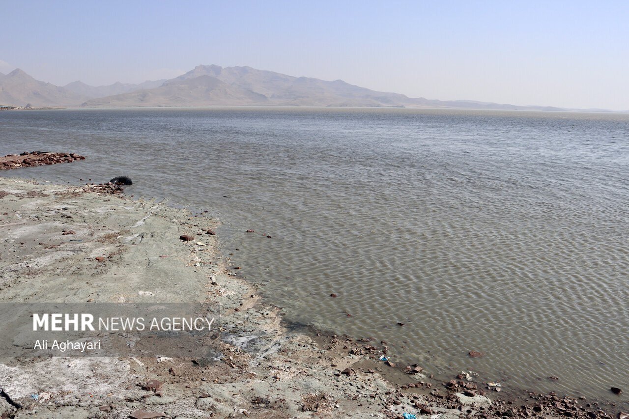 آخرین وضعیت دریاچه ارومیه در پی بارش‌های زمستانی