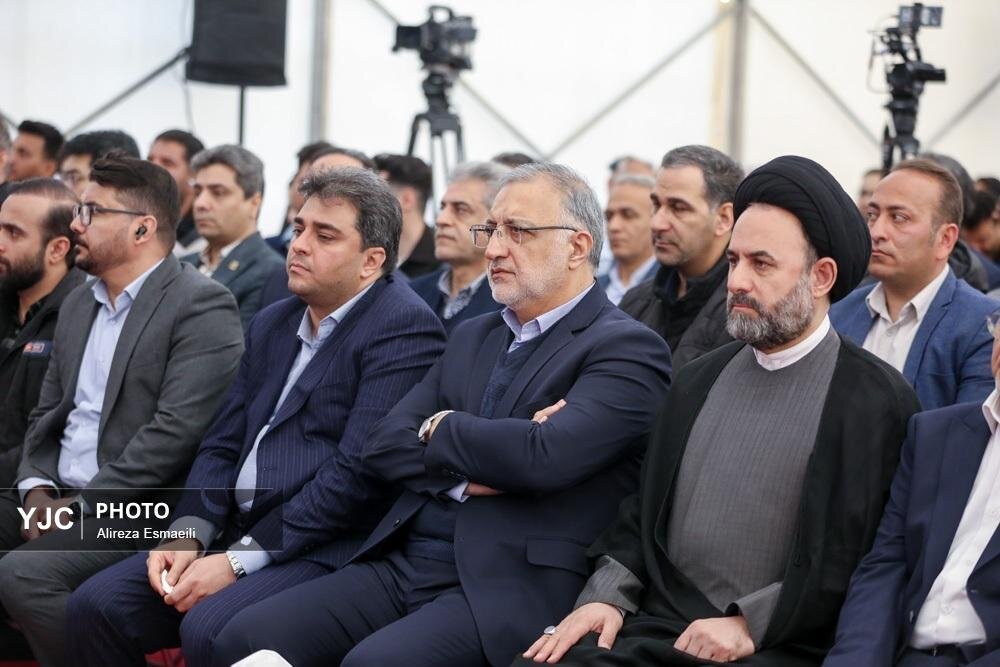 آیین افتتاح و بهره‌برداری از پروژه‌های حمل‌ونقل شهری تهران